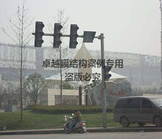 新鄭龍湖華南城街角景觀膜結(jié)構(gòu)