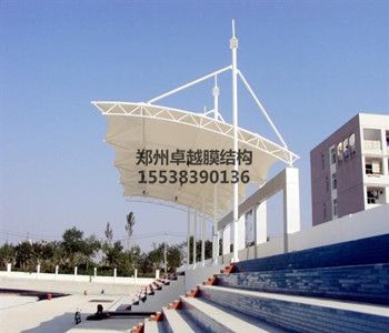 忻州<font color='red'>膜結(jié)構(gòu)看臺</font>【忻州職業(yè)技術(shù)學院等】設計施工案例