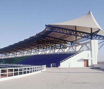寶雞<font color='red'>膜結(jié)構(gòu)看臺</font>【寶雞文理學院等】設計施工案例