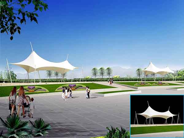 黃山景觀<font color='red'>張拉膜結(jié)構(gòu)</font>遮陽(yáng)棚【生產(chǎn)廠家】