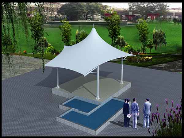 南平<font color='red'>張拉膜結構</font>景觀設計施工【案例圖片】