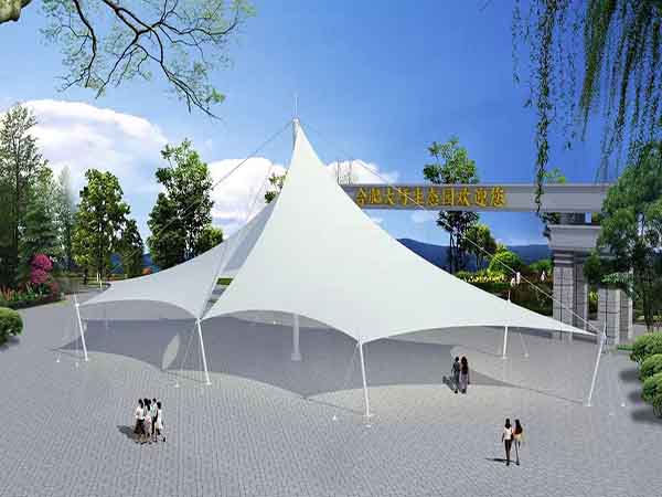 舟山<font color='red'>張拉膜結構</font>景觀設計施工【案例圖片】