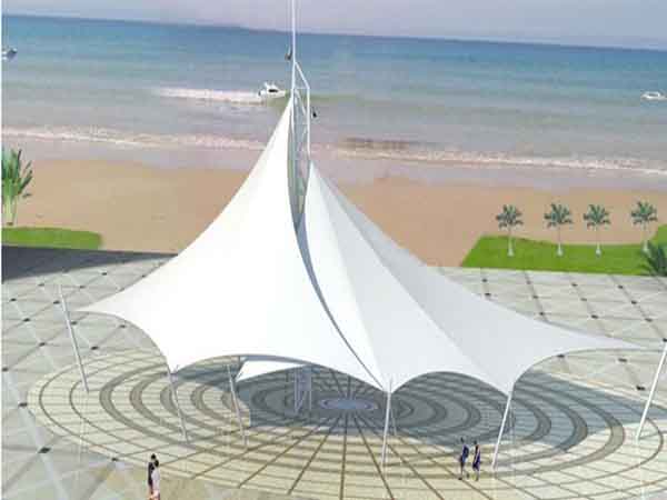 九江<font color='red'>張拉膜結構</font>景觀小品【案例圖片】