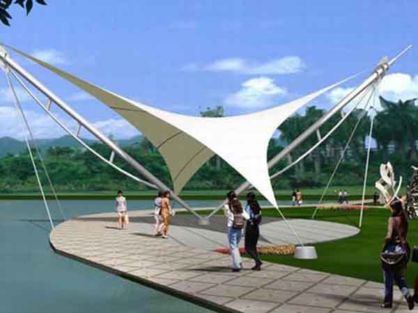 金華<font color='red'>張拉膜結構</font>景觀小品【案例圖片】