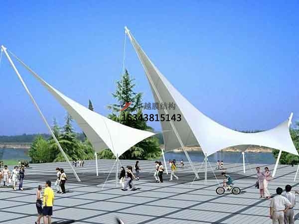 惠州<font color='red'>張拉膜結(jié)構(gòu)</font>景觀設(shè)計施工【案例圖片】