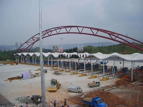福建高速收費站雨棚【專業(yè)廠家】景觀遮陽棚/服務區(qū)膜結(jié)構充電站設計公司
