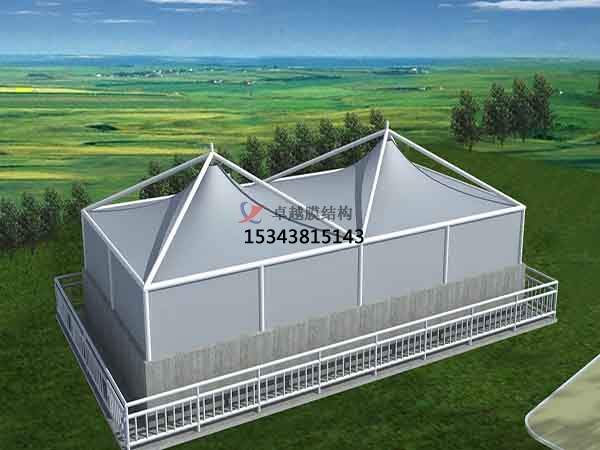 本溪市污水池處理池膜結構封閉【案例】反吊膜加蓋設計公司