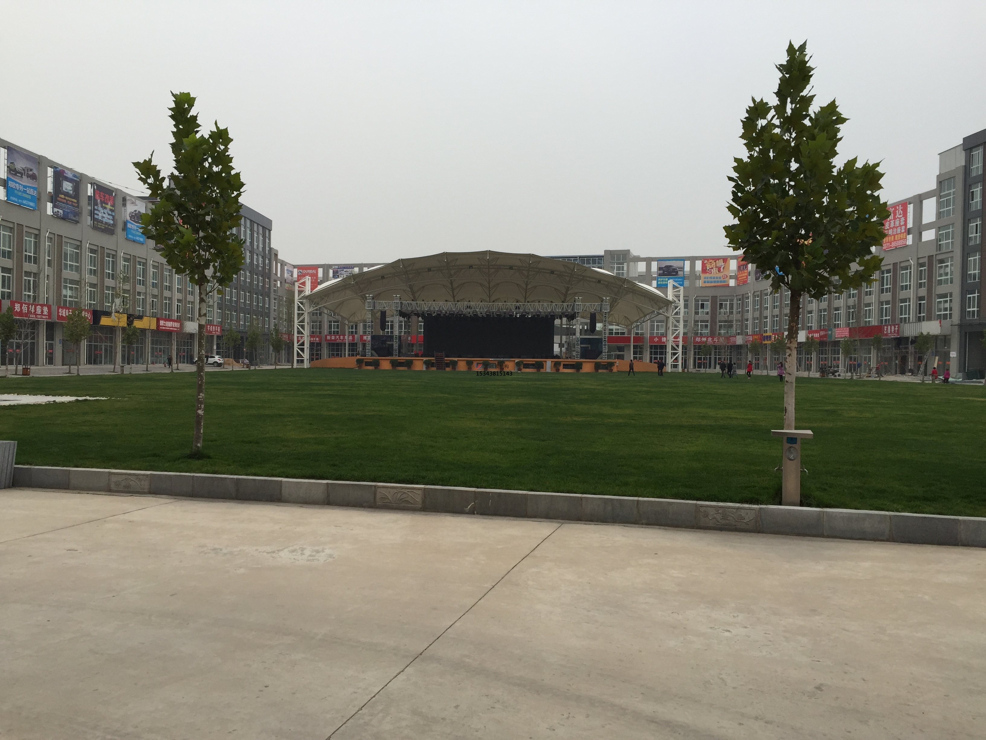 青海膜結構舞臺【生產設計】