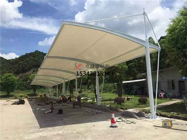 哈爾濱充電站膜結構遮陽棚【生產銷售】 　　