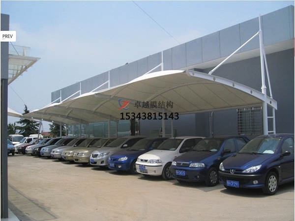 鶴壁膜結構停車棚【設計生產(chǎn)銷售】