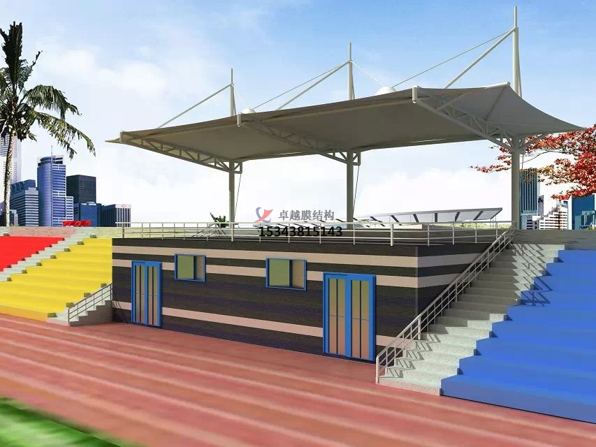 岐山<font color='red'>膜結構看臺</font>雨篷/主席臺/舞臺安裝專業(yè)生產(chǎn)廠家
