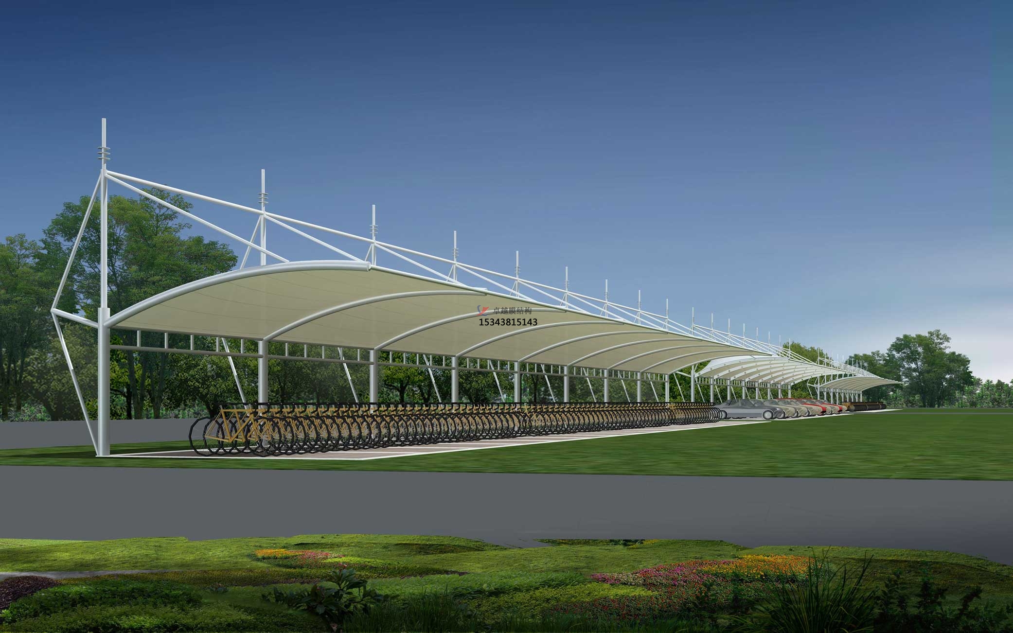 潛江張拉膜車(chē)棚專(zhuān)業(yè)生產(chǎn)廠(chǎng)家