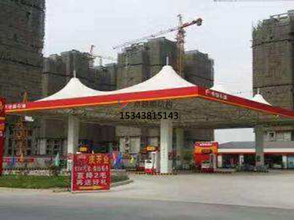 社旗膜結構加油站【生產(chǎn)設計】施工安裝