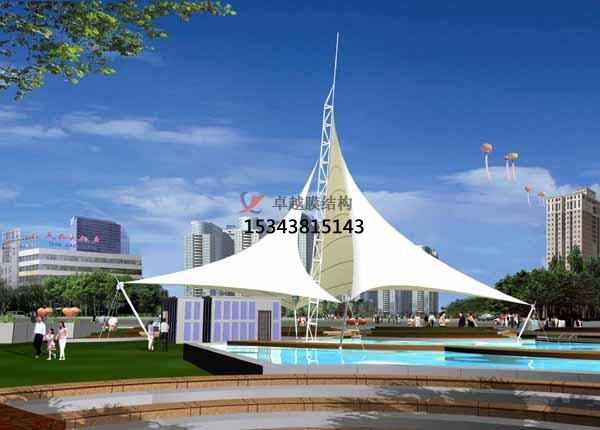 松原景觀膜結(jié)構遮陽棚