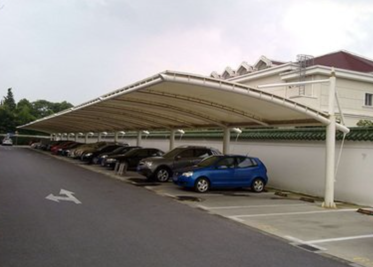 膜結(jié)構(gòu)車棚是否是精品？看清楚了，再掏錢購買哦。