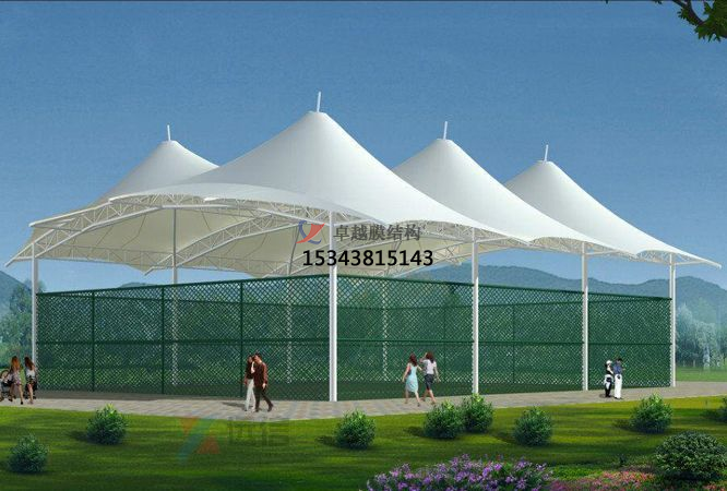  足球場膜結構雨棚破損如何修復？