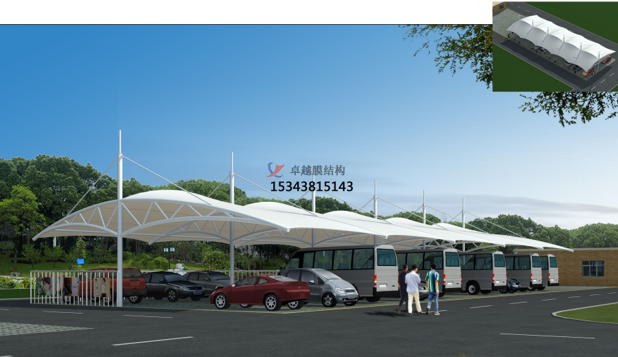 為什么膜結(jié)構(gòu)車棚隨處可見？
