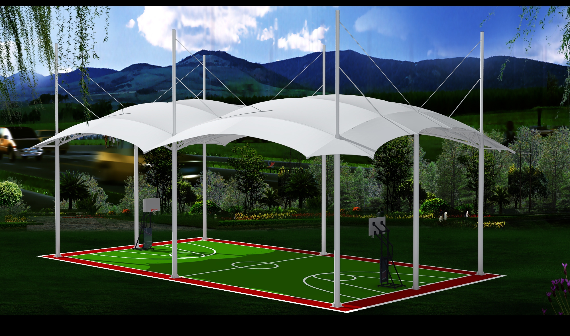 膜結構籃球場的優(yōu)點