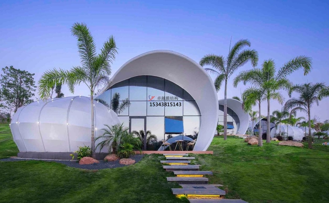 內江<font color='red'>膜結構公司</font>【帳篷酒店】內江膜結構廠家