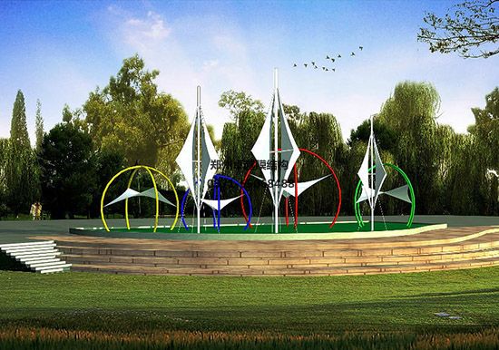 西安張拉膜遮陽棚生產(chǎn)廠家設(shè)計施工【西安外國語大學(xué)(長安校區(qū))張拉膜遮陽棚】等項(xiàng)目